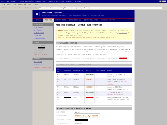 replicas screenshot