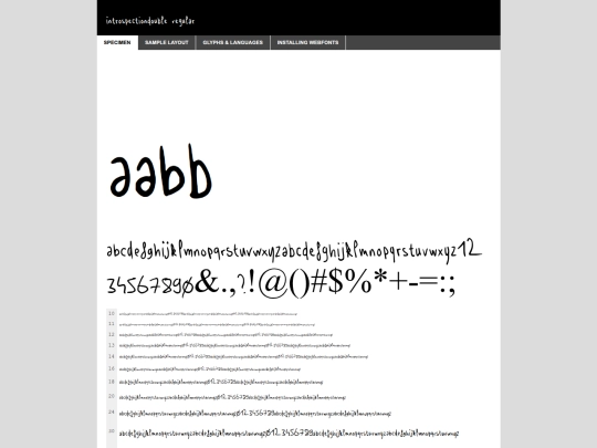 webfontkit-20251120-132442/introspectiondouble-demo screenshot