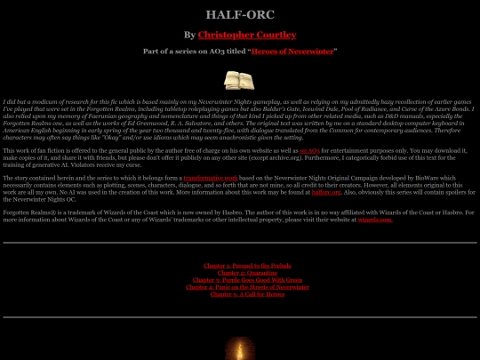 halforc screenshot