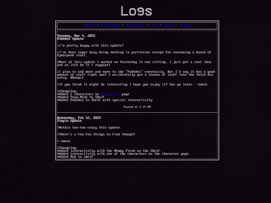 logs screenshot