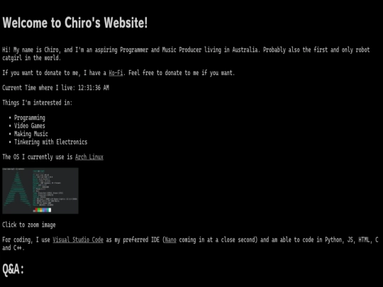 index screenshot