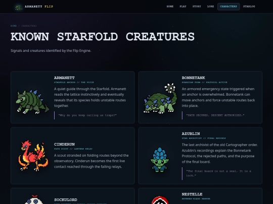 characters screenshot