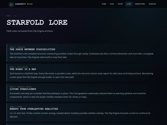 lore screenshot