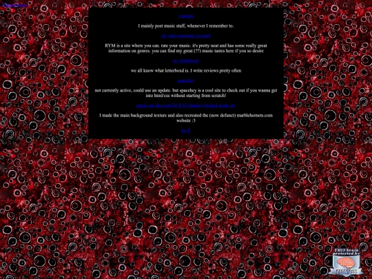 links screenshot