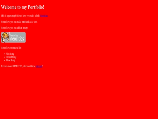 index screenshot