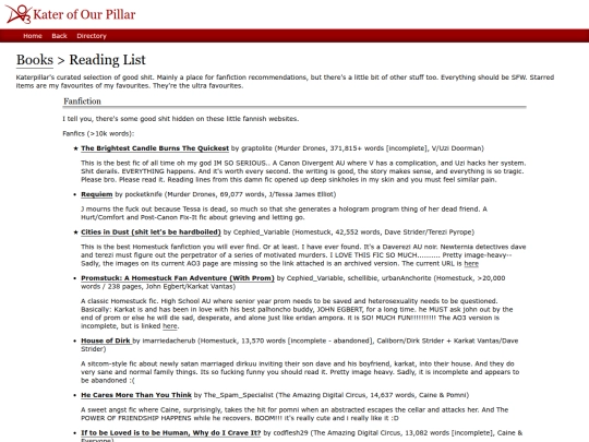 books/reading-list screenshot