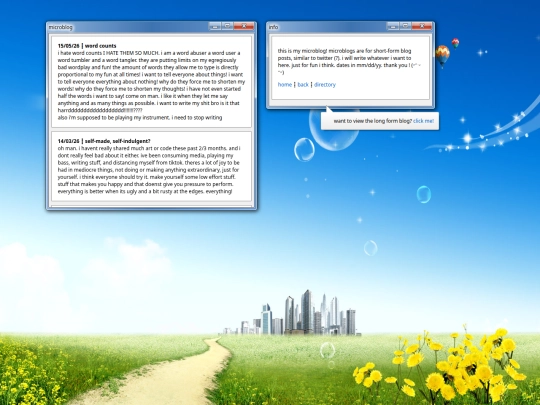microblog screenshot