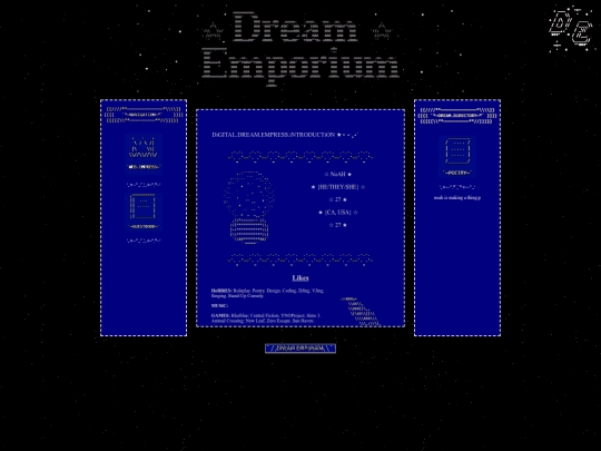 dreampress screenshot