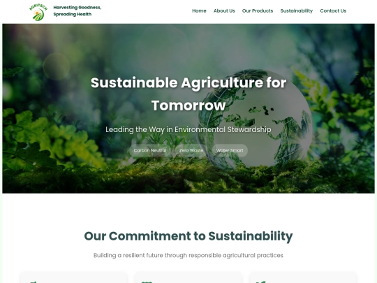 sustainability screenshot