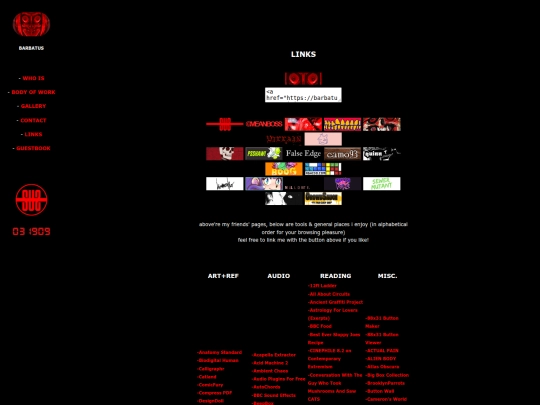 links screenshot