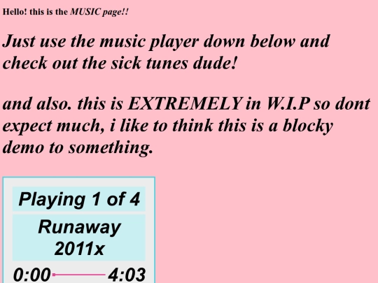Playlist screenshot