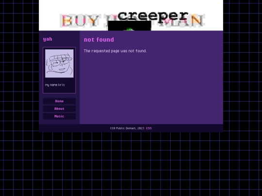 not_found screenshot