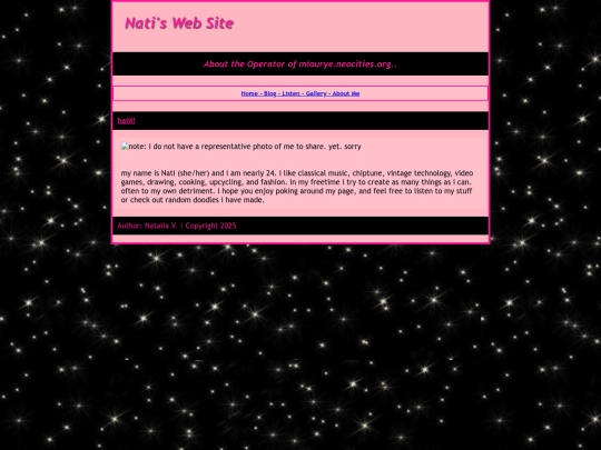 aboutme screenshot