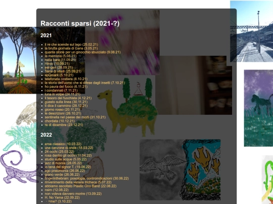 racconti sparsi (2021-?) screenshot