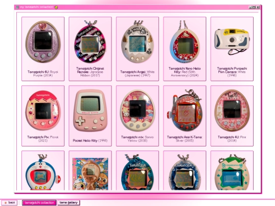 collections/tamagotchi screenshot
