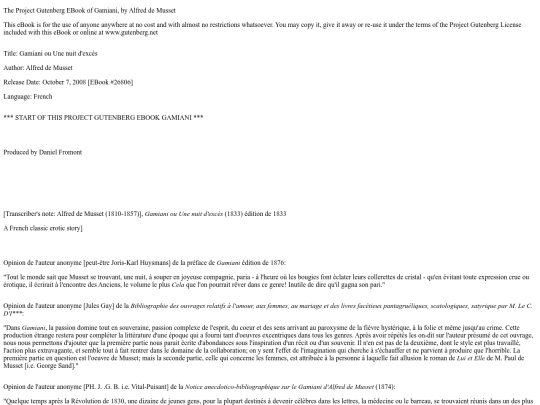 documents/Gamiani - Alfred de Musset screenshot