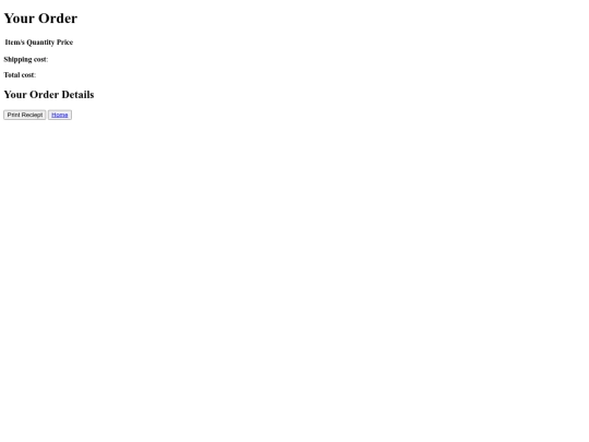 order screenshot