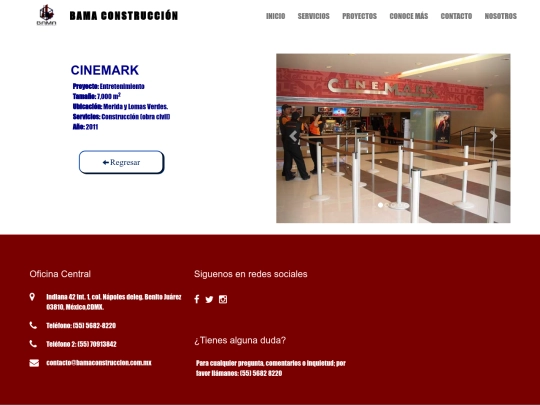 proyectos/cinemark_merida screenshot