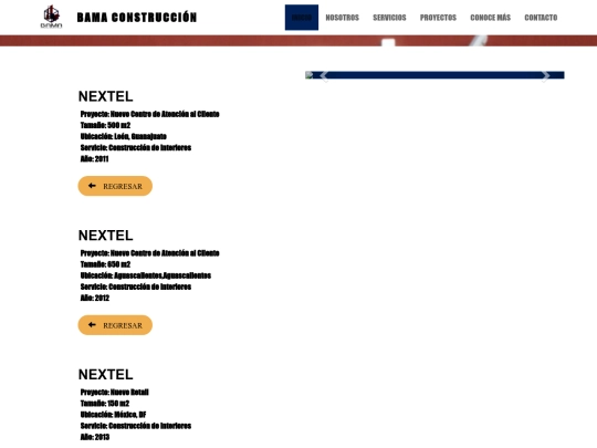 proyectos/nextel screenshot
