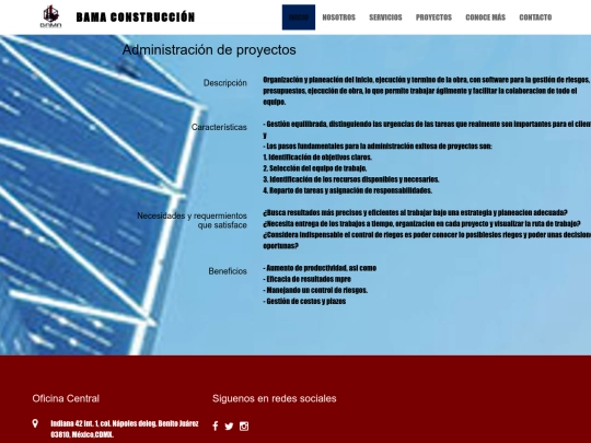 servicios/adminproy screenshot