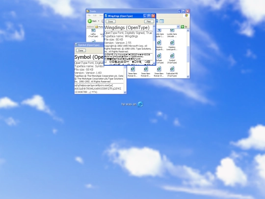 penny/thefonts screenshot
