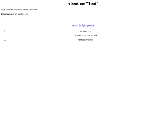aboutme screenshot