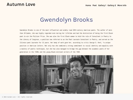 gwendoline/poet screenshot