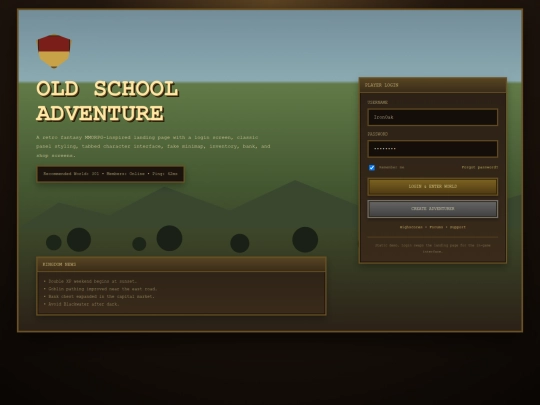 test screenshot