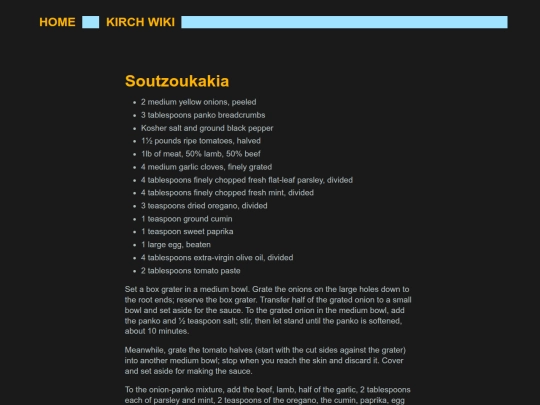 wiki/recipes/Soutzoukakia screenshot