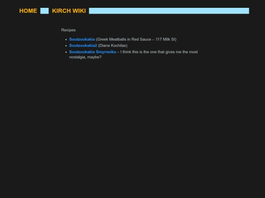 wiki/recipes screenshot