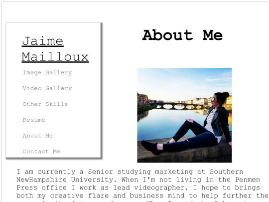 aboutme screenshot