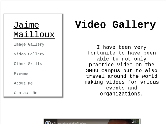 videogallery screenshot