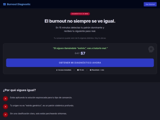 Diag_Burnout_Real screenshot