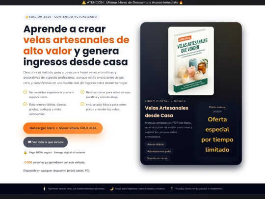 velas screenshot