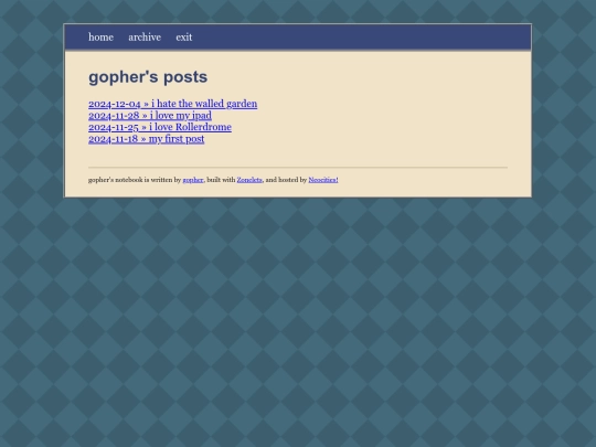 archive screenshot