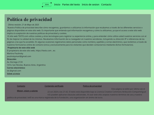 final/politica screenshot