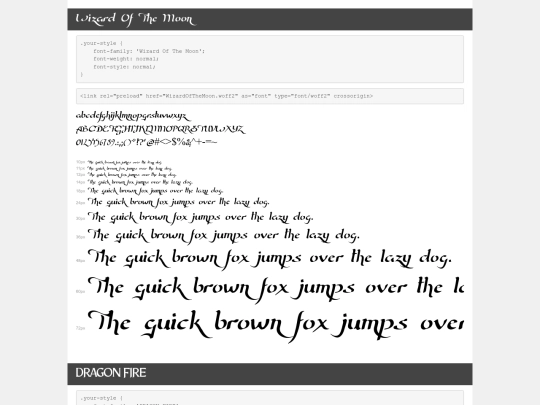 FONTZ/demo screenshot