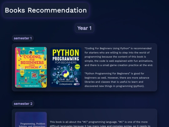 books screenshot