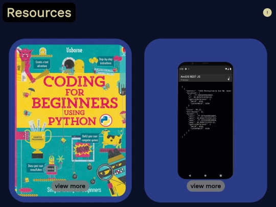 resources screenshot