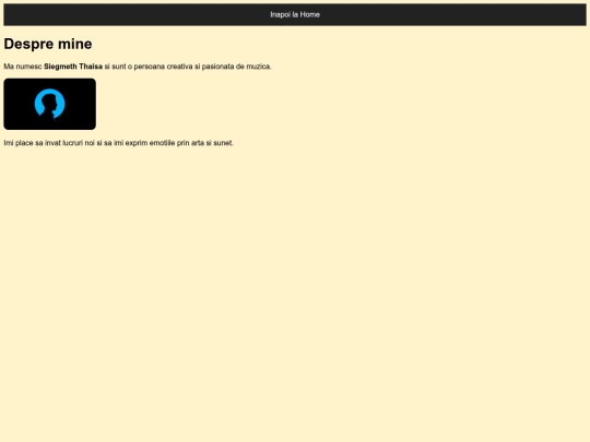Despre mine/despre screenshot