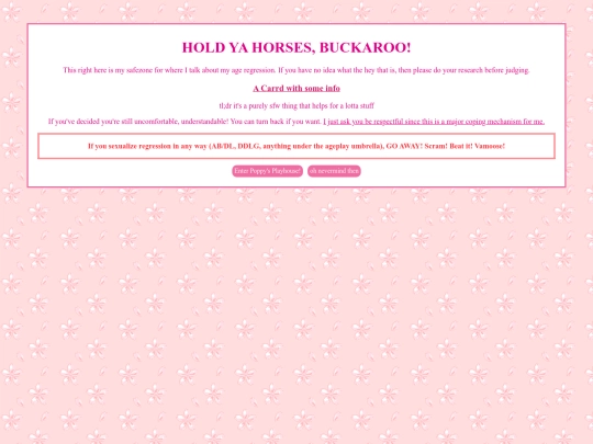 disclaimer screenshot