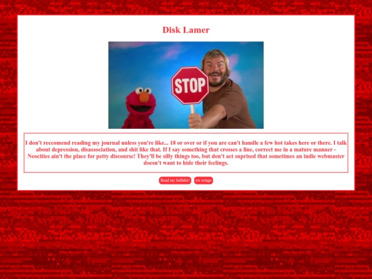journaldisclaimer screenshot