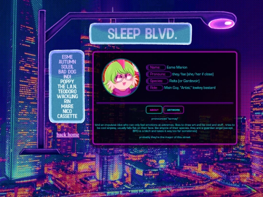 sleepblvd screenshot