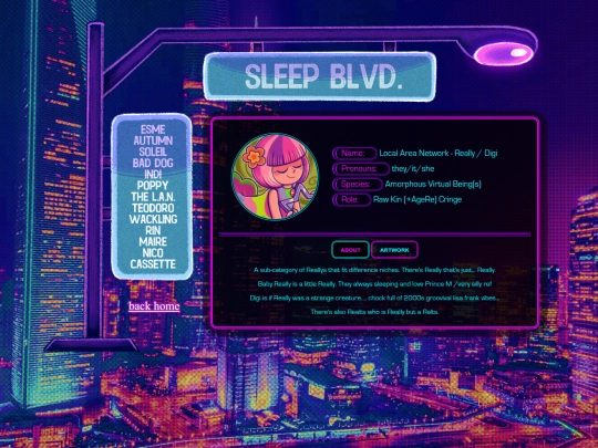 sleepblvd/lan screenshot
