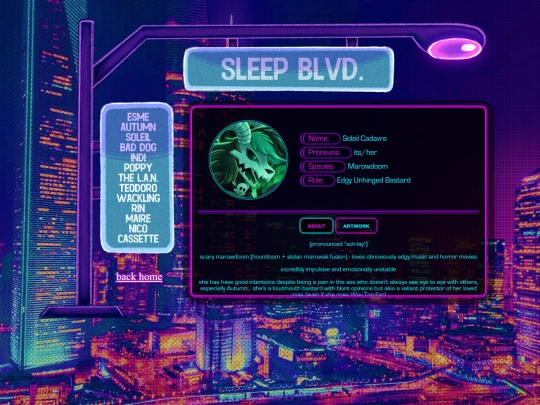 sleepblvd/soleil screenshot