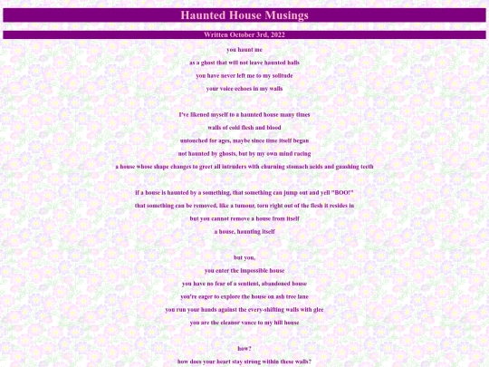 poems/hauntedhousemusings screenshot