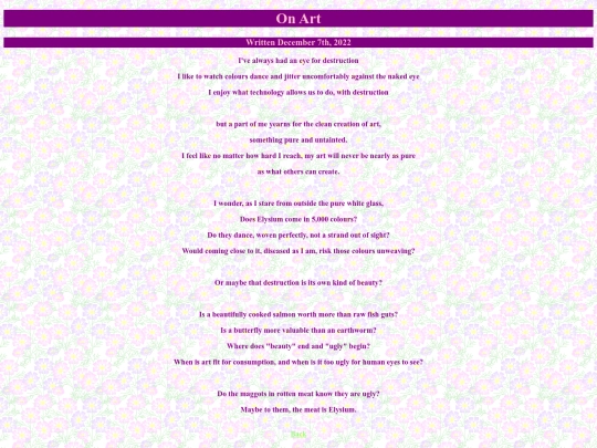 poems/onart screenshot