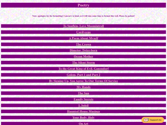 poetry screenshot