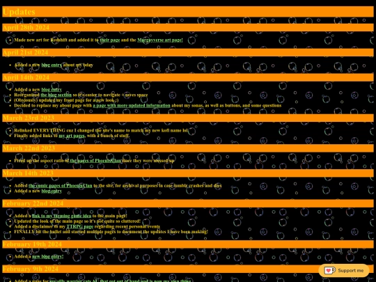 updates screenshot