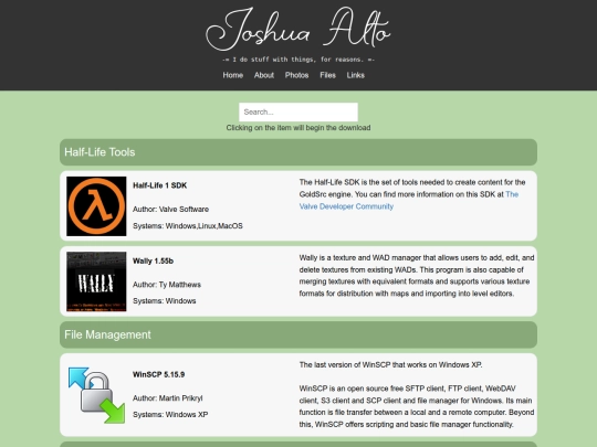 files screenshot